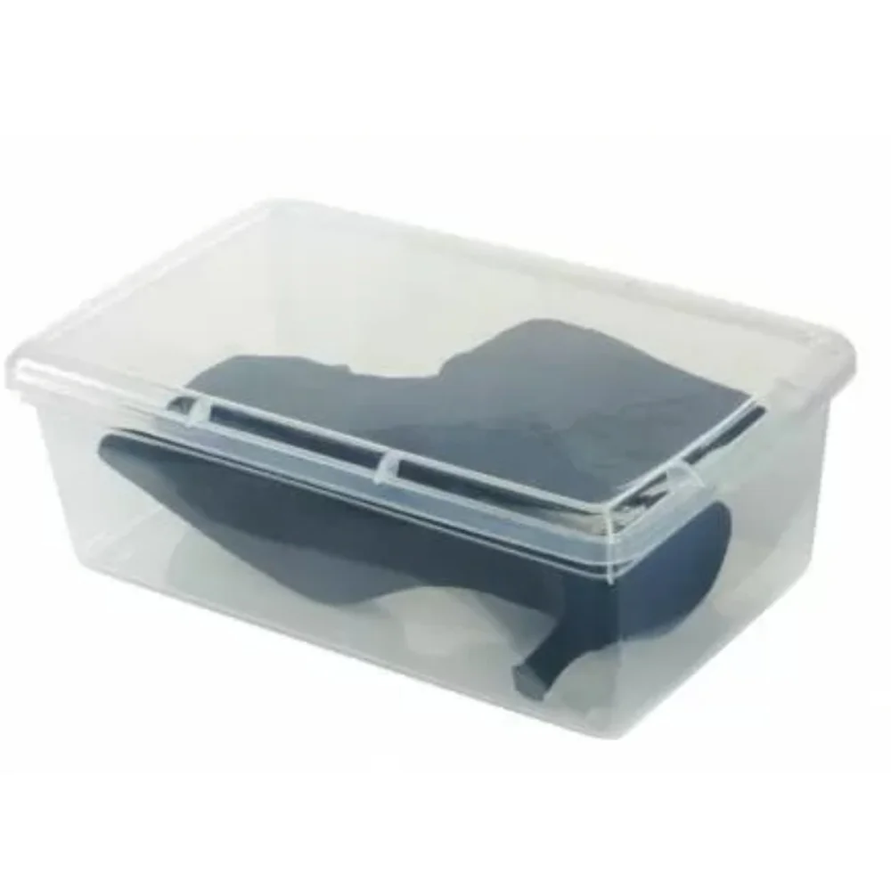 Clear Shoe Storage Box w/ lid
